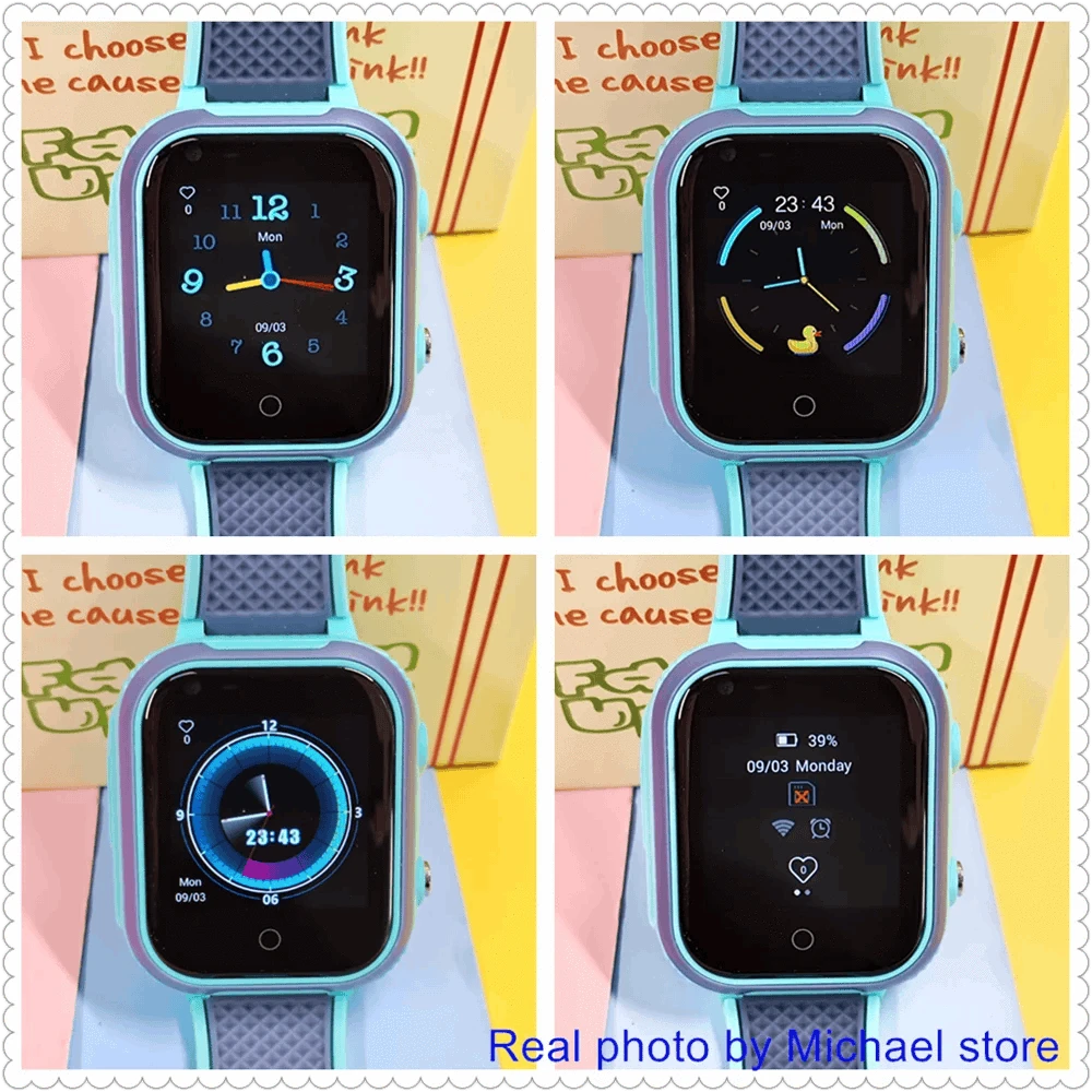 4G Kids Smart Watch GPS WiFi Video Call SOS Camera Tracker-Global version / add more strap
