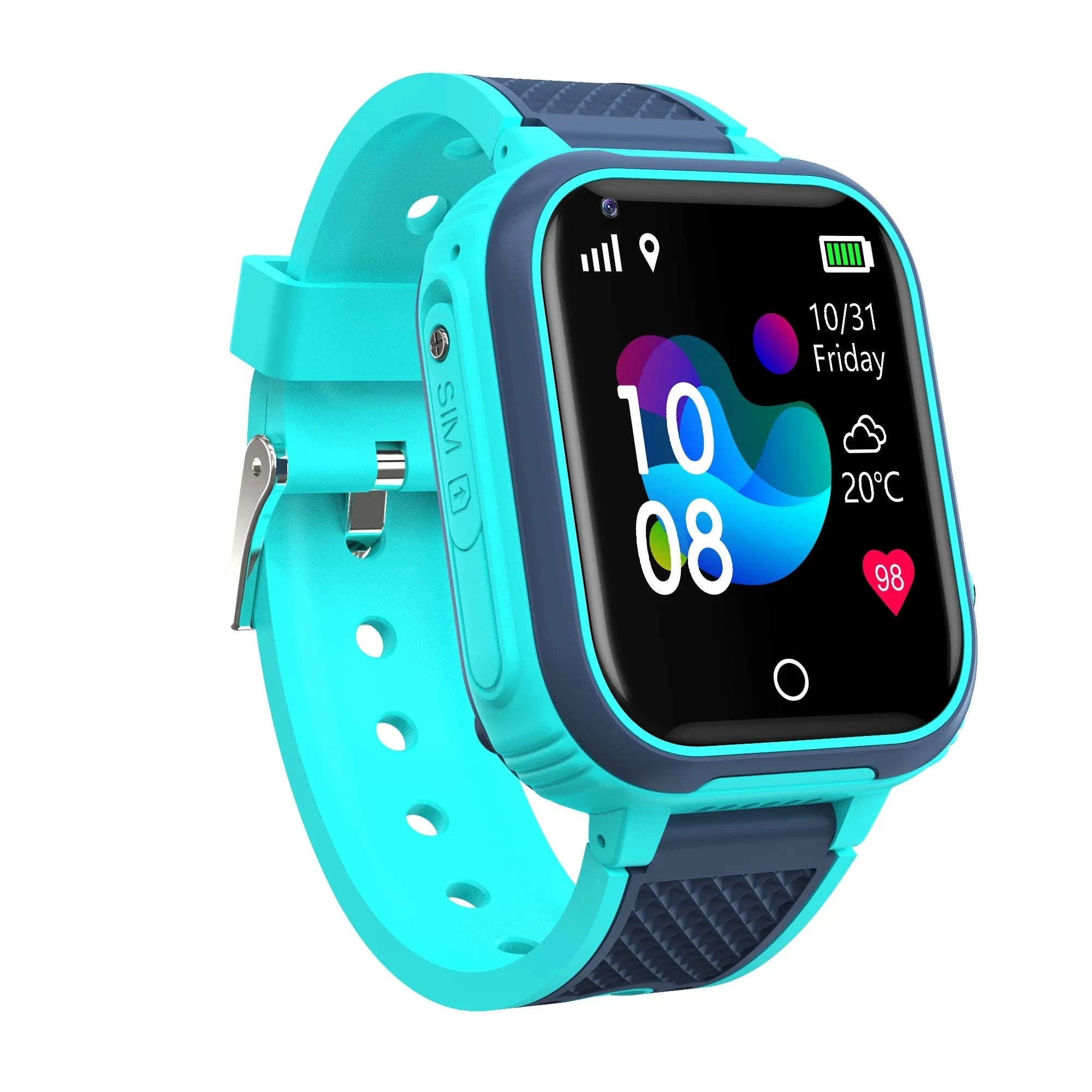 4G Kids Smart Watch GPS WiFi Video Call SOS Camera Tracker-Global version / add more strap