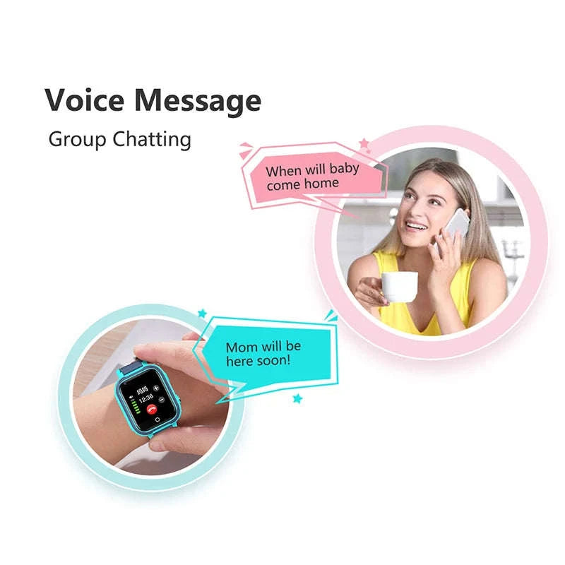 4G Kids Smart Watch GPS WiFi Video Call SOS Camera Tracker-Global version / add more strap