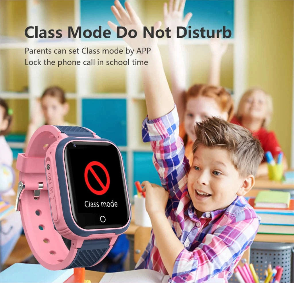 4G Kids Smart Watch GPS WiFi Video Call SOS Camera Tracker-Global version / add more strap