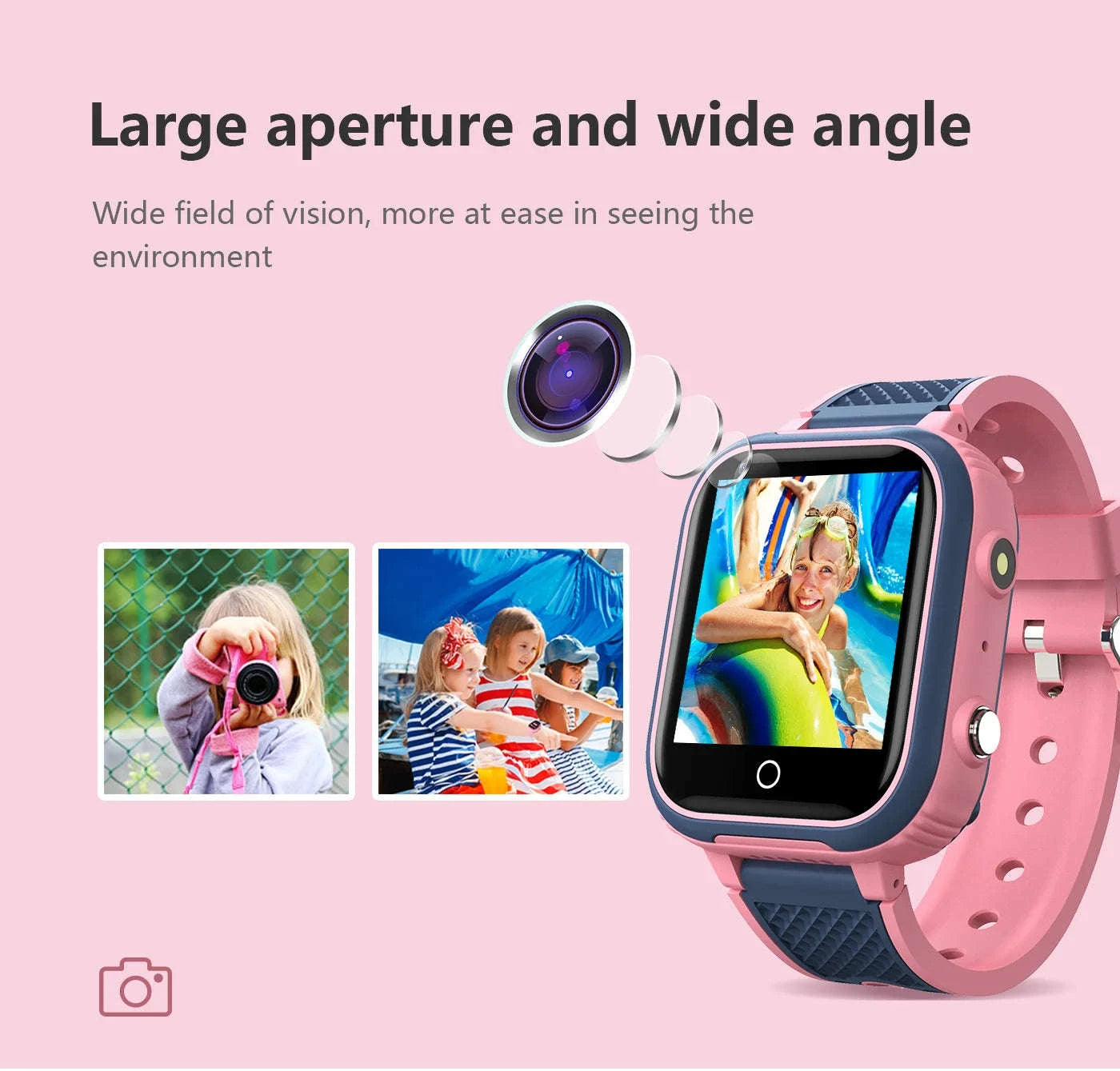 4G Kids Smart Watch GPS WiFi Video Call SOS Camera Tracker-Global version / add more strap