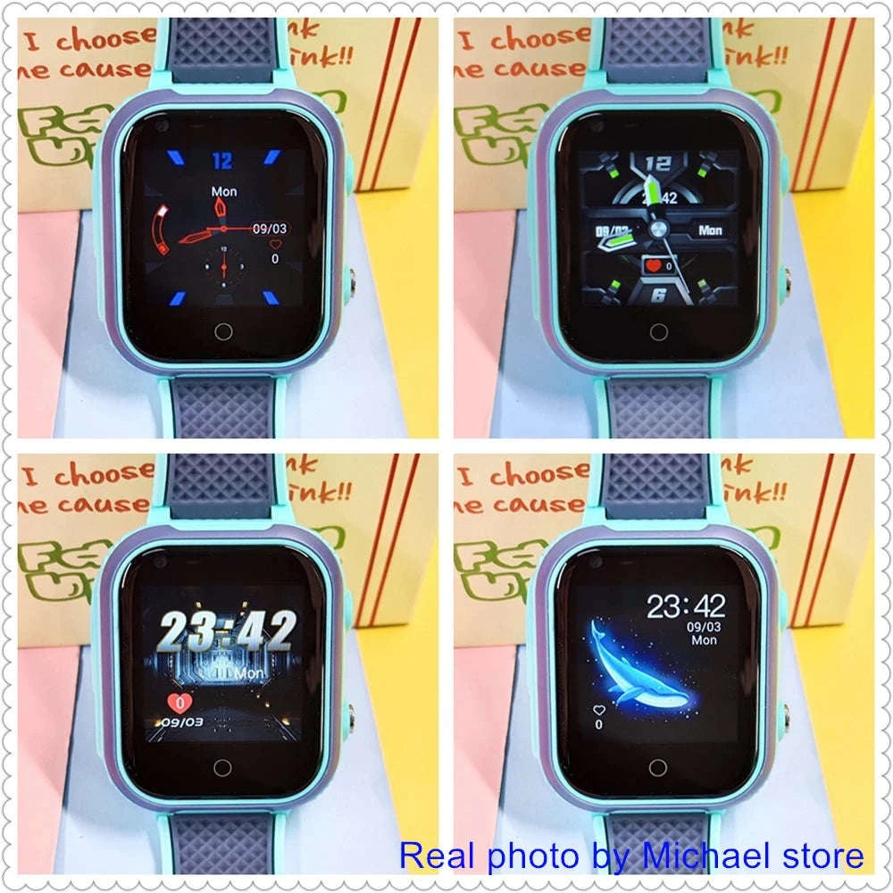 4G Kids Smart Watch GPS WiFi Video Call SOS Camera Tracker-Global version / add more strap