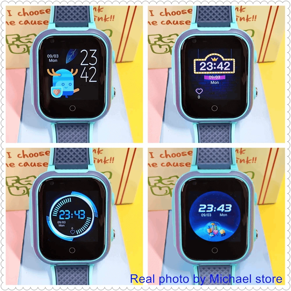 4G Kids Smart Watch GPS WiFi Video Call SOS Camera Tracker-Global version / add more strap