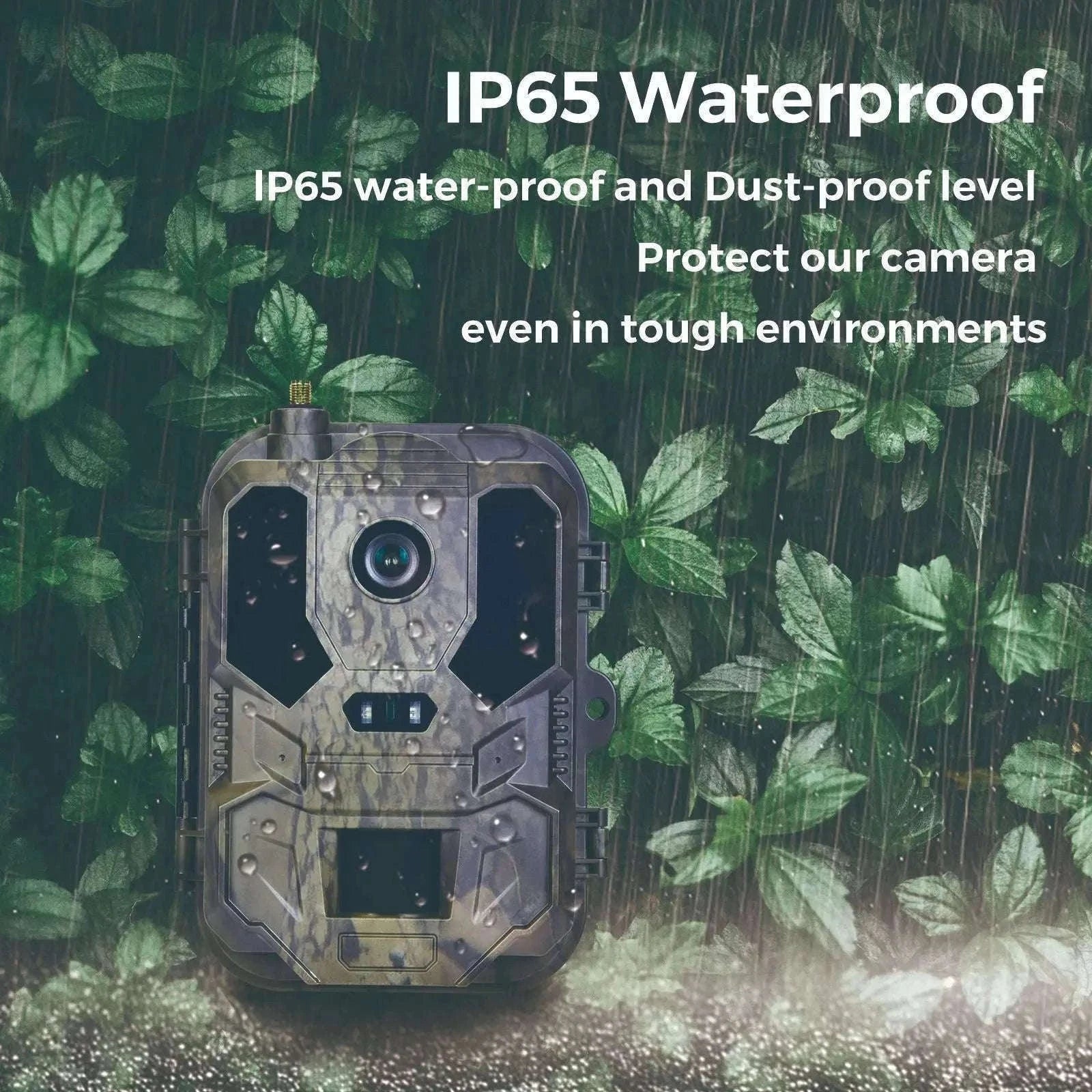 4G LTE Hunting Camera with 4K Live Stream and 8000mAh Battery-