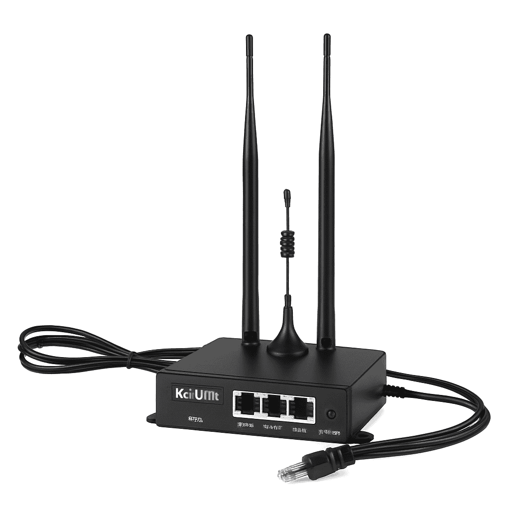 4G LTE Router 300Mbps 2.4GHz WiFi with 4 Detachable Antennas and Ethernet Ports-CAT4 4G Router / EU Plug