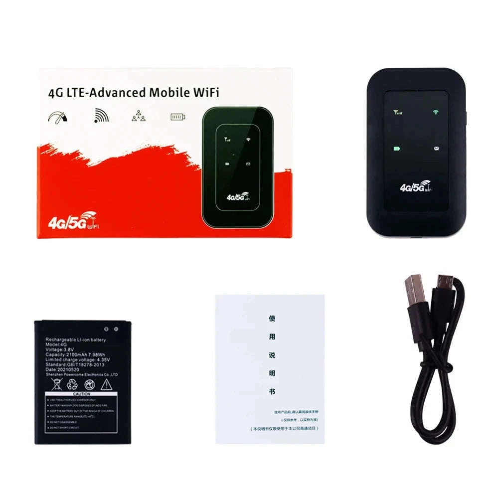 4G LTE Router with SIM Hotspot and WiFi Repeater-usb plug