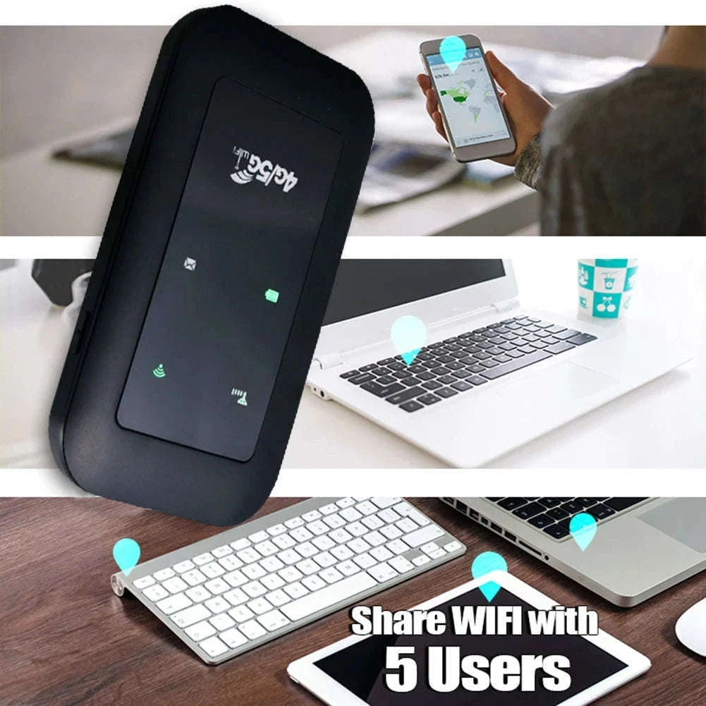 4G LTE Router with SIM Hotspot and WiFi Repeater-usb plug