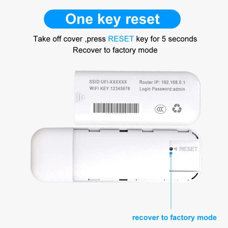 4G LTE USB WiFi Router with Nano SIM Card Support-Europe version / EU Version