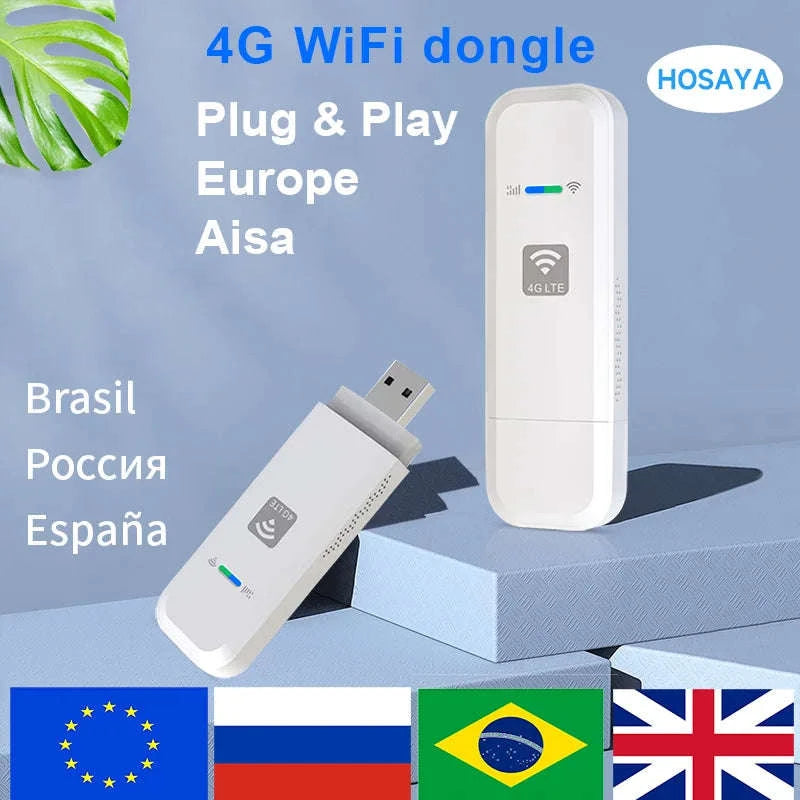 4G LTE USB WiFi Router with Nano SIM Card Support-Europe version / EU Version