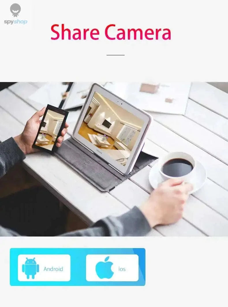 4G Mini 4K Dual‑Lens Camera – 6X Zoom, Night Vision, Two‑Way Intercom-EU Camera Add 64G TF / Type-C