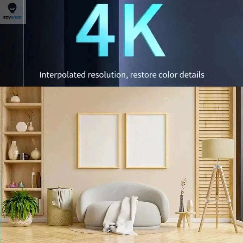 4G Mini 4K Dual-Lens Camera with 6X Zoom and Night Vision-EU Camera Add 64G TF / Type-C