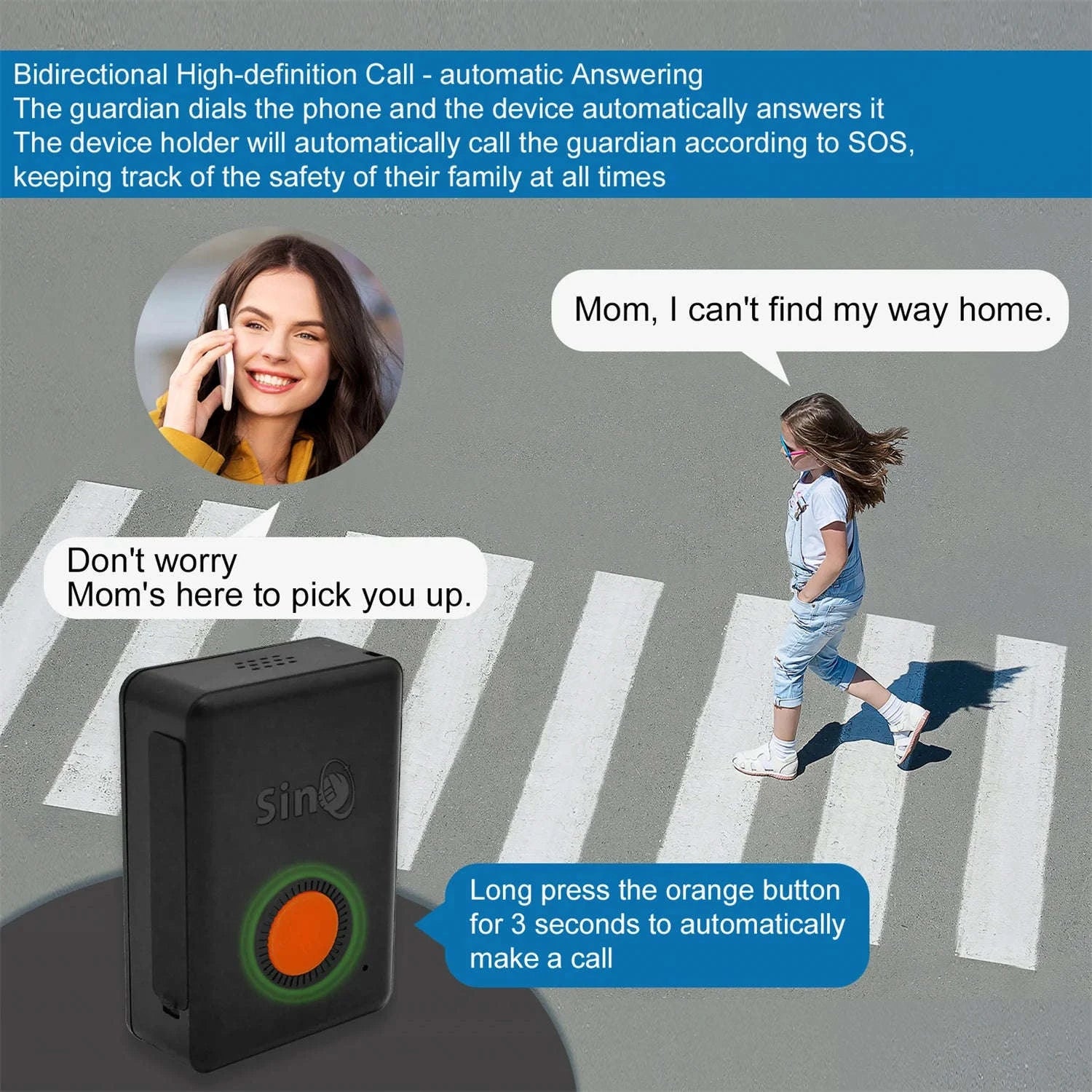 4G Mini GPS Tracker with Built-In Battery and Waterproof Design-Default Title