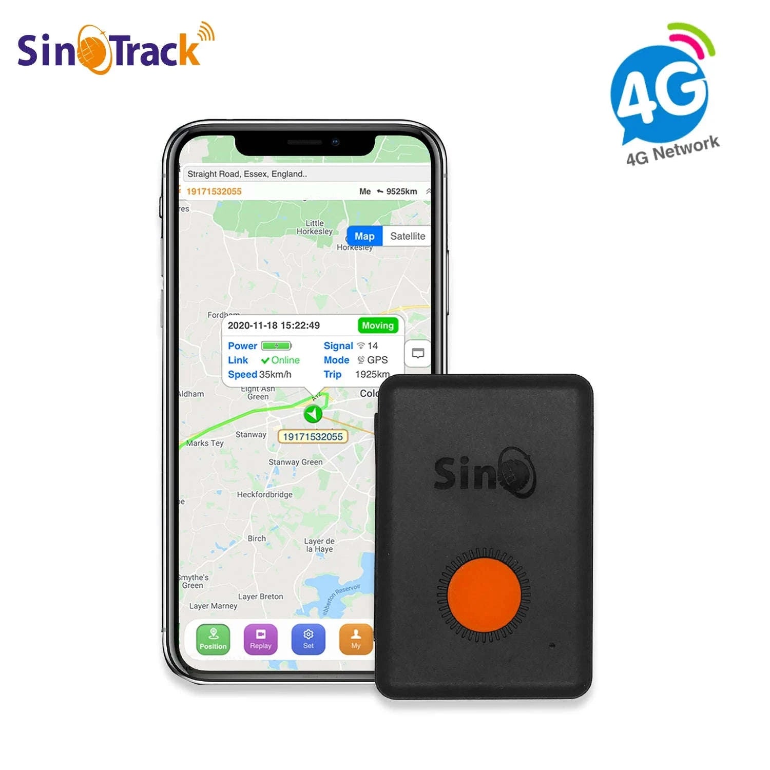 4G Mini GPS Tracker with Built-In Battery and Waterproof Design-Default Title