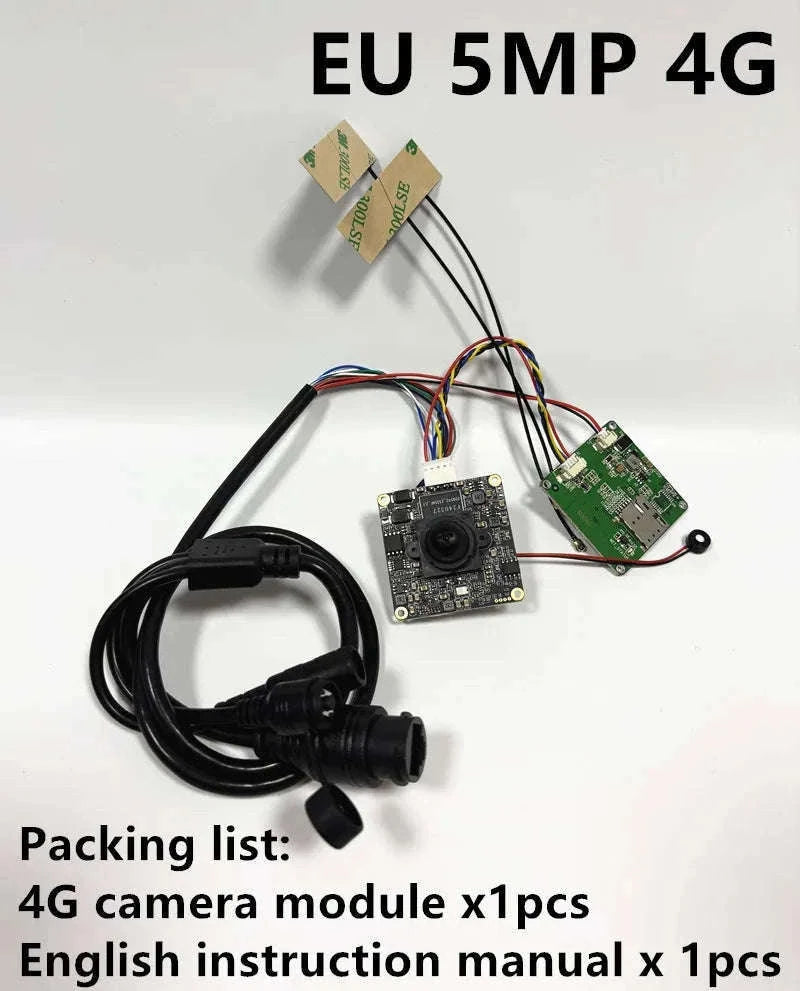 4G Mini Security Camera with Motion Detection and App Alerts-5MP 4G EU Bu tton
