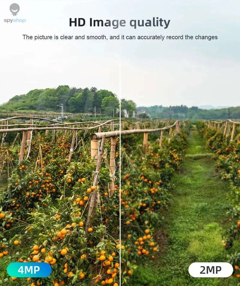 4G SIM Security Camera – 4MP Full-Color, Battery Powered, Outdoor Ready-4MP 4G Cam No Card / CHINA