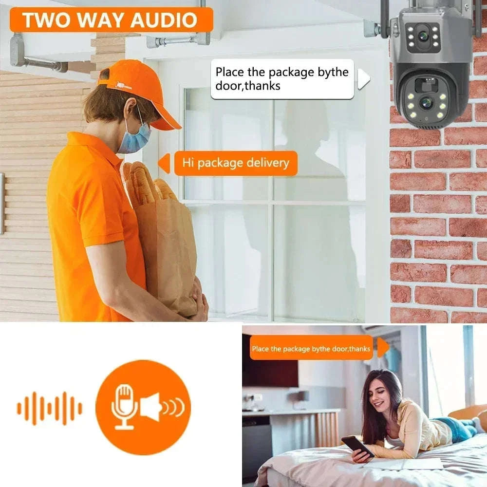 4G Solar Dual Lens Outdoor Security Camera 8MP 4K PIR Human Detection-EseeCloud 4G Solar / Poland