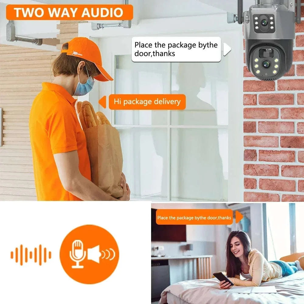 4G Solar Dual Lens Outdoor Security Camera 8MP 4K PIR Human Detection-EseeCloud 4G Solar / Poland
