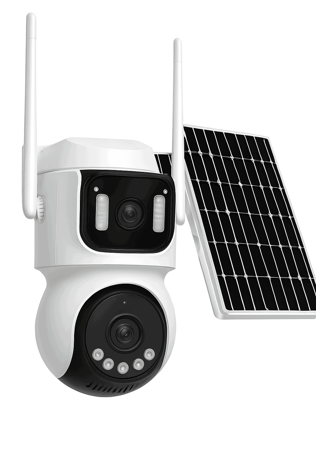 4G Solar Outdoor Security Camera with Battery, PTZ, Auto Tracking-Camera Add 64G / Poland