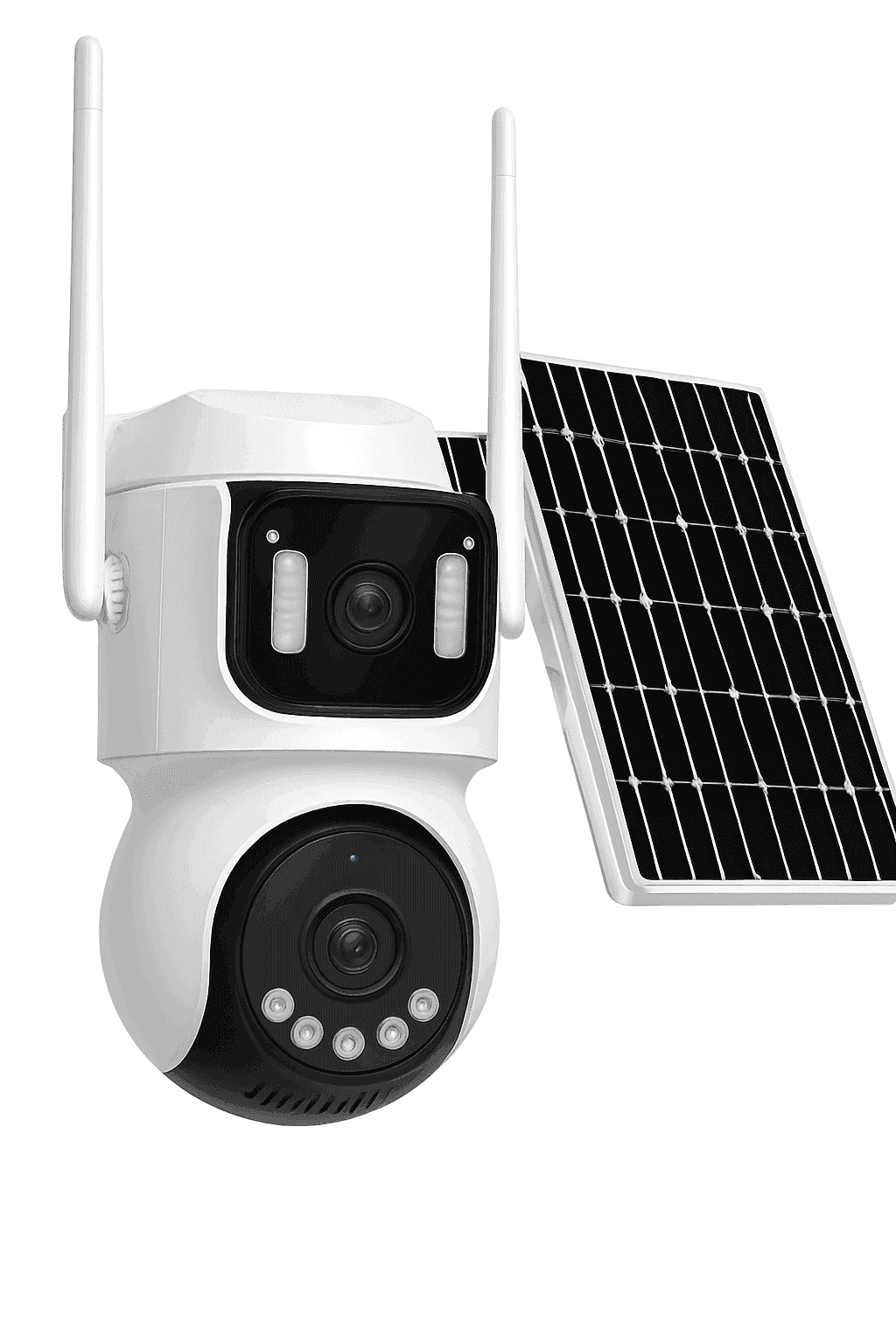 4G Solar Outdoor Security Camera with Battery, PTZ, Auto Tracking-Camera Add 64G / Poland