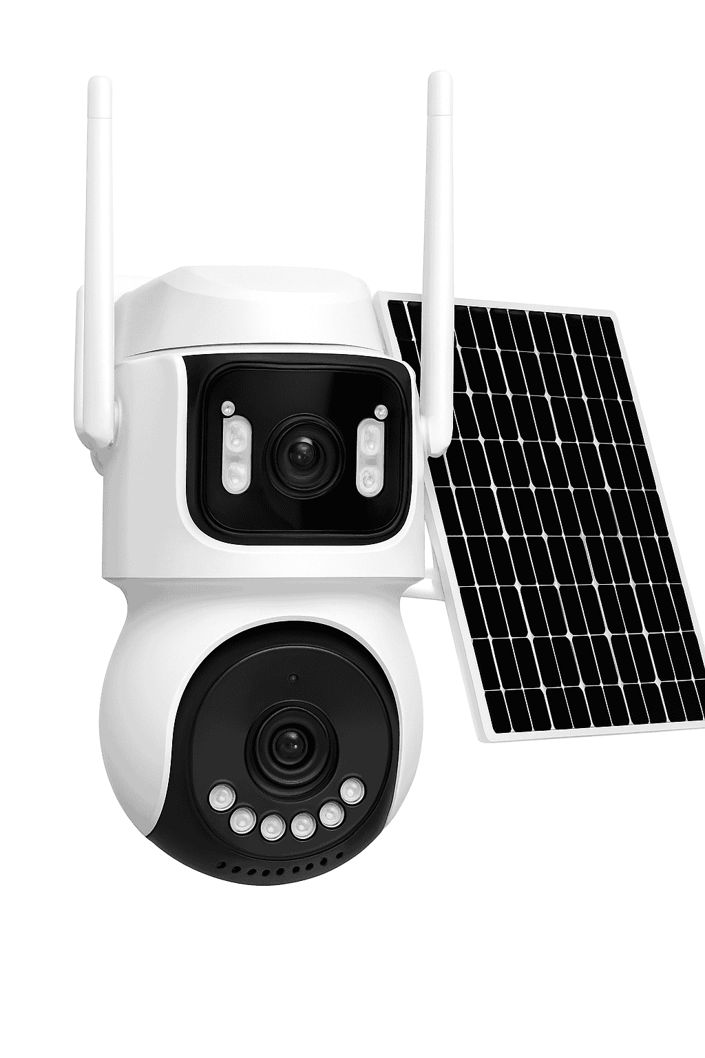 4G Solar Outdoor Security Camera with PTZ Auto Tracking Night Vision and Two-Way Audio-Camera Add 64G / Poland