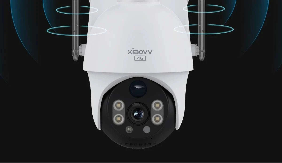 4G Solar Security Camera PTZ 3MP Outdoor Night Vision Surveillance-4G Camera / EU Plug
