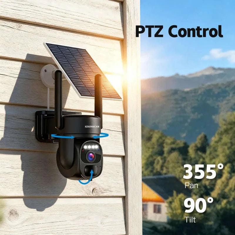 4G Solar Security Camera with Human Detection & 360° Coverage-4G with 32GB Card / United States