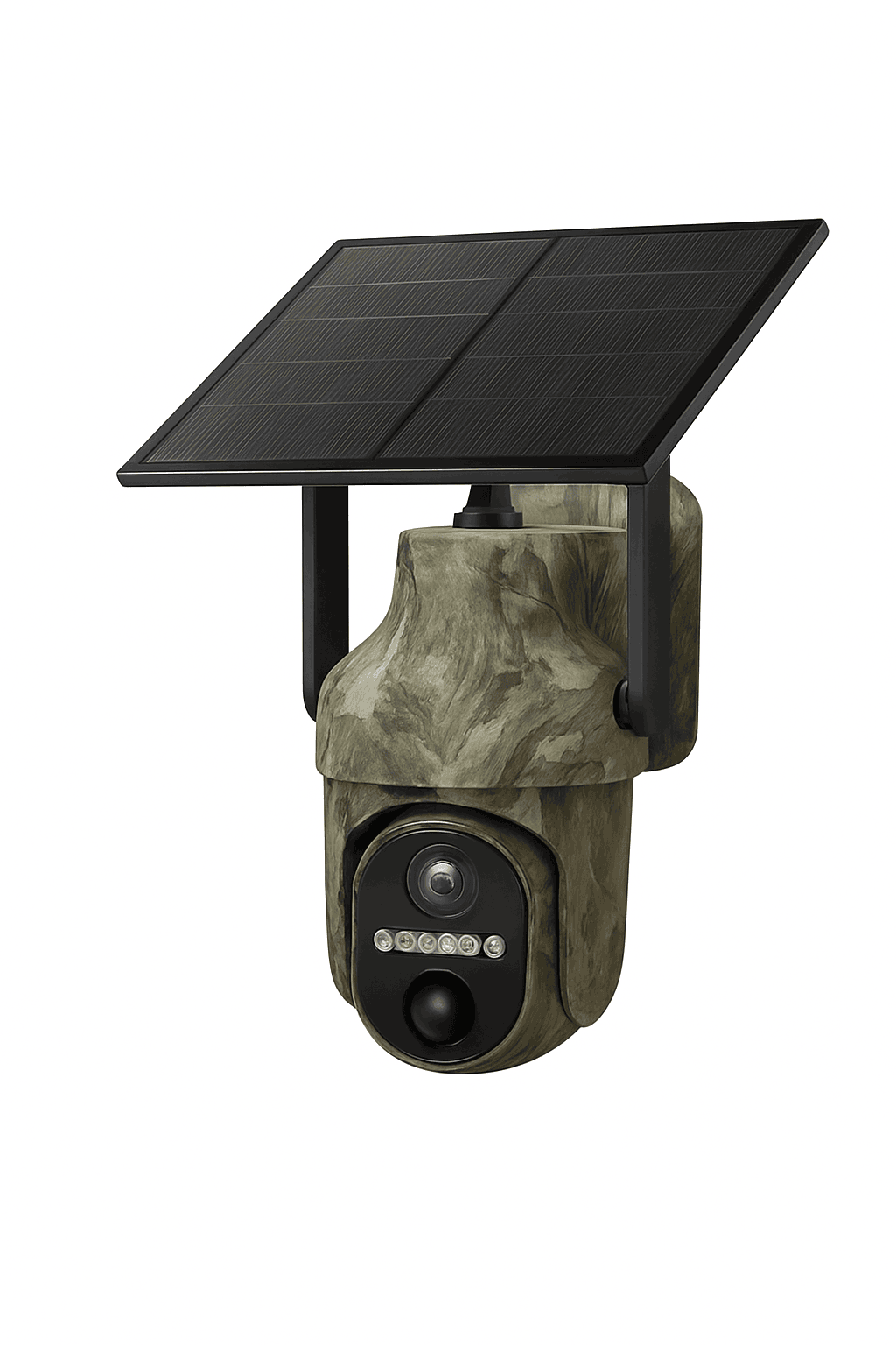 4G Solar Trail Camera 2K 3MP Outdoor Security with Night Vision-4G Cam 128G