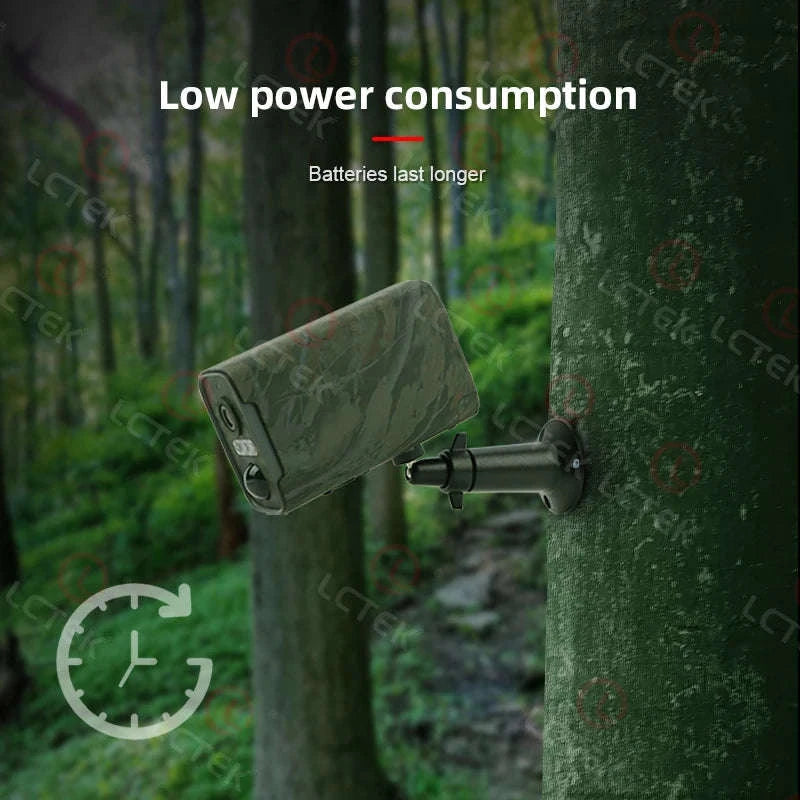 4G Solar Trail Camera with 4MP HD & Solar Power-4MP 4G Cam No Card