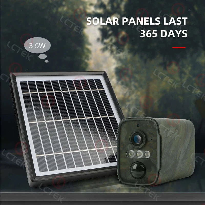 4G Solar Trail Camera with 4MP HD & Solar Power-4MP 4G Cam No Card