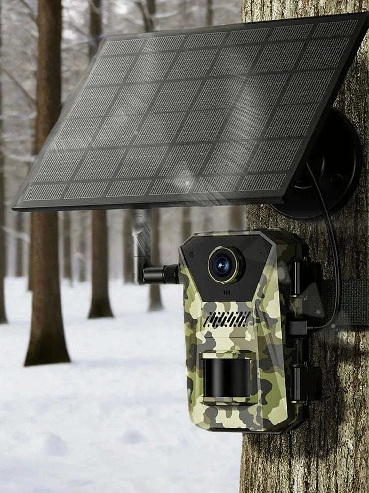 4G Solar Trail Camera with Night Vision for Wildlife Monitoring-EU / United States