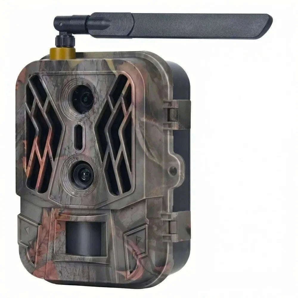 4G Trail Camera 120MP 4K, Dual Lens, 8000mAh Battery-Default Title