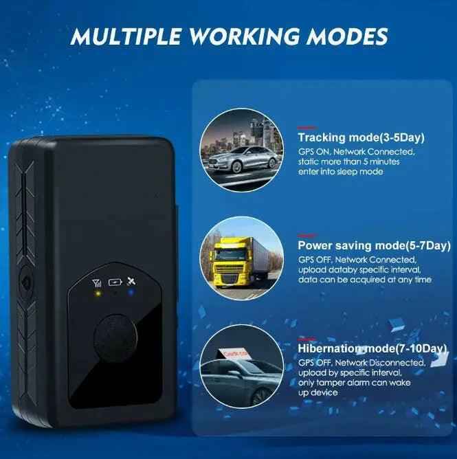 4G Vehicle GPS Tracker with Voice Recording and Long Standby-Default Title