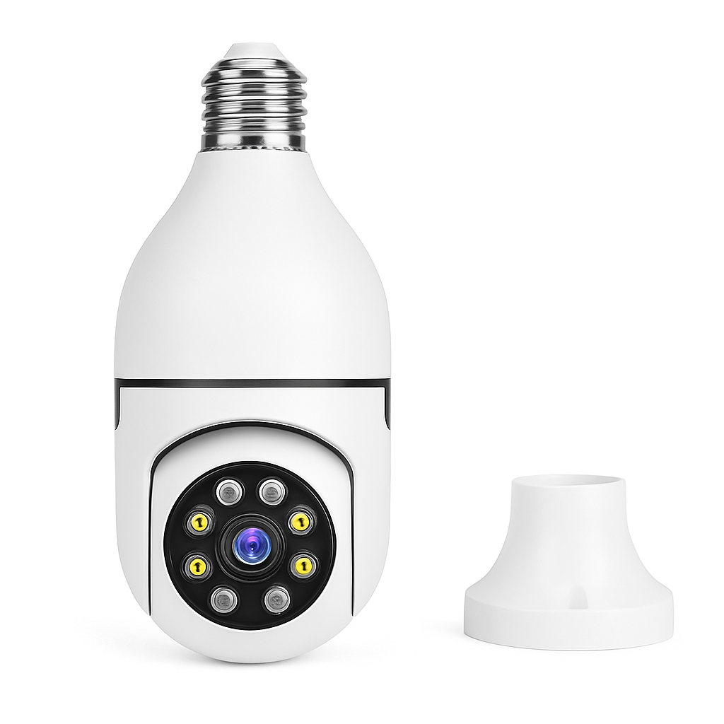 4G WiFi E27 Bulb Camera 2MP with AI Tracking