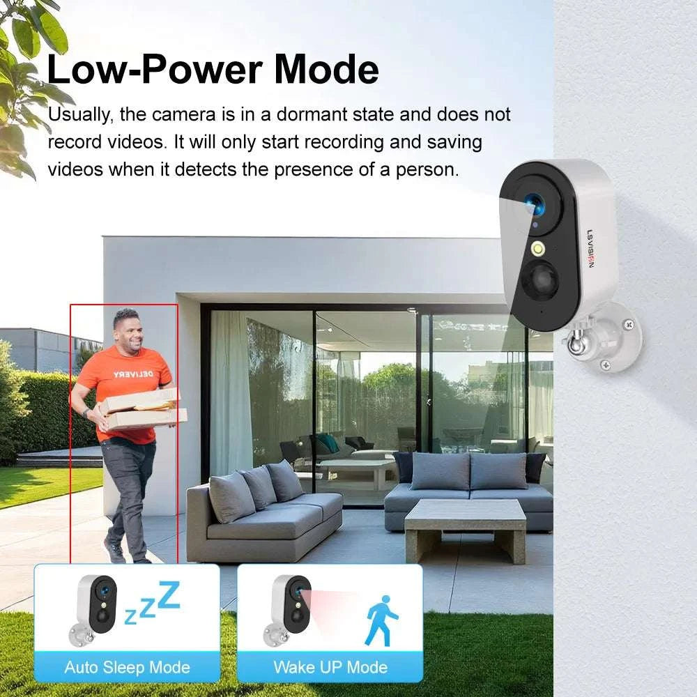 4G Wireless PTZ Security Camera 4MP Outdoor Battery CCTV-4G Cam Add 64G / China Mainland