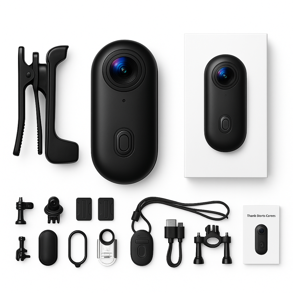 Mini Magnetic Action Camera 4K/1080P WiFi Body Mount POV Holder