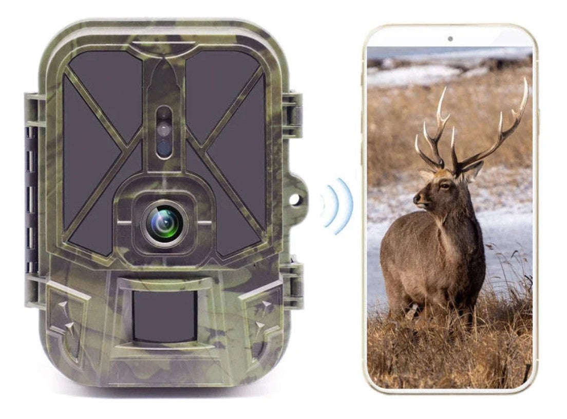 4K 30MP WiFi Trail Camera with Bluetooth App & 10000mAh Battery-WIFI940PRO-LI