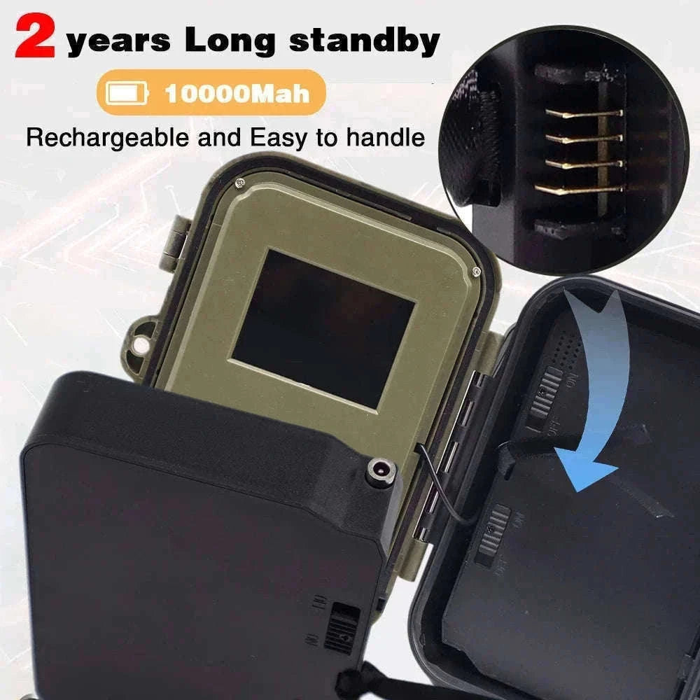 4K 30MP WiFi Trail Camera with Bluetooth App and 10000mAh Battery-WIFI940PRO-LI