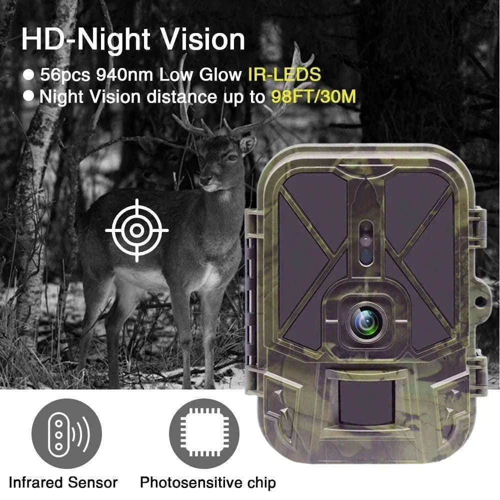 4K 30MP WiFi Trail Camera with Bluetooth App and 10000mAh Battery-WIFI940PRO-LI
