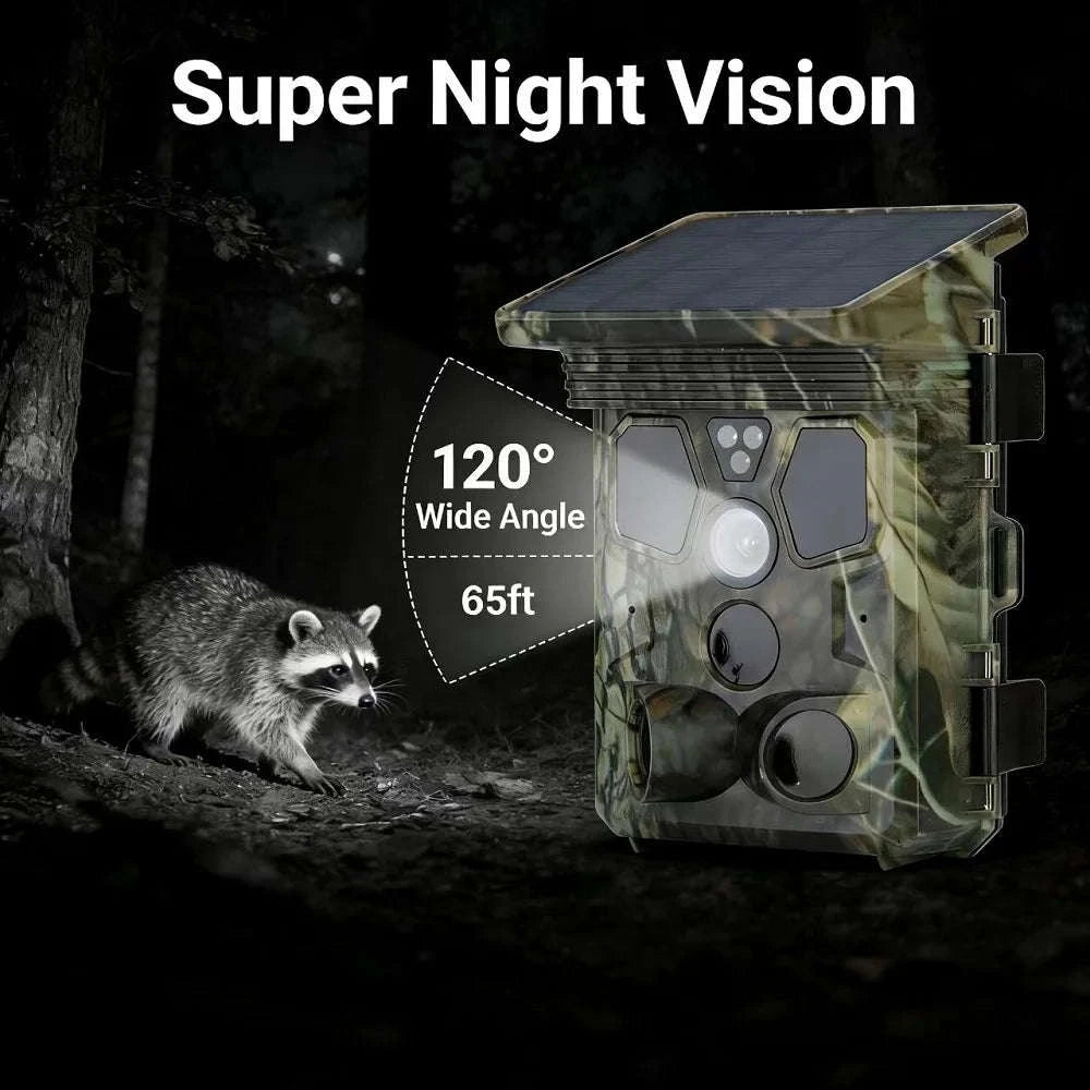 4K 50MP WiFi Trail Camera with 940NM Night Vision-Default Title