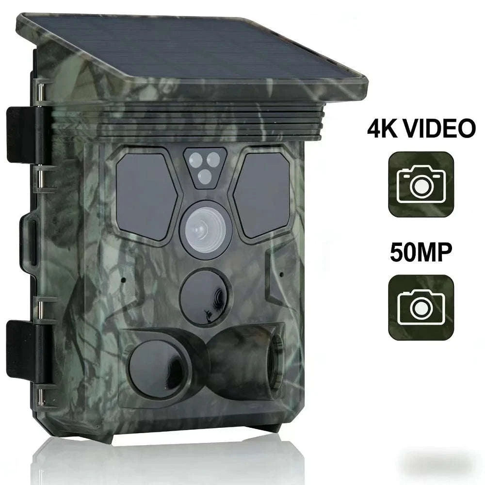4K 50MP WiFi Trail Camera with 940NM Night Vision-Default Title