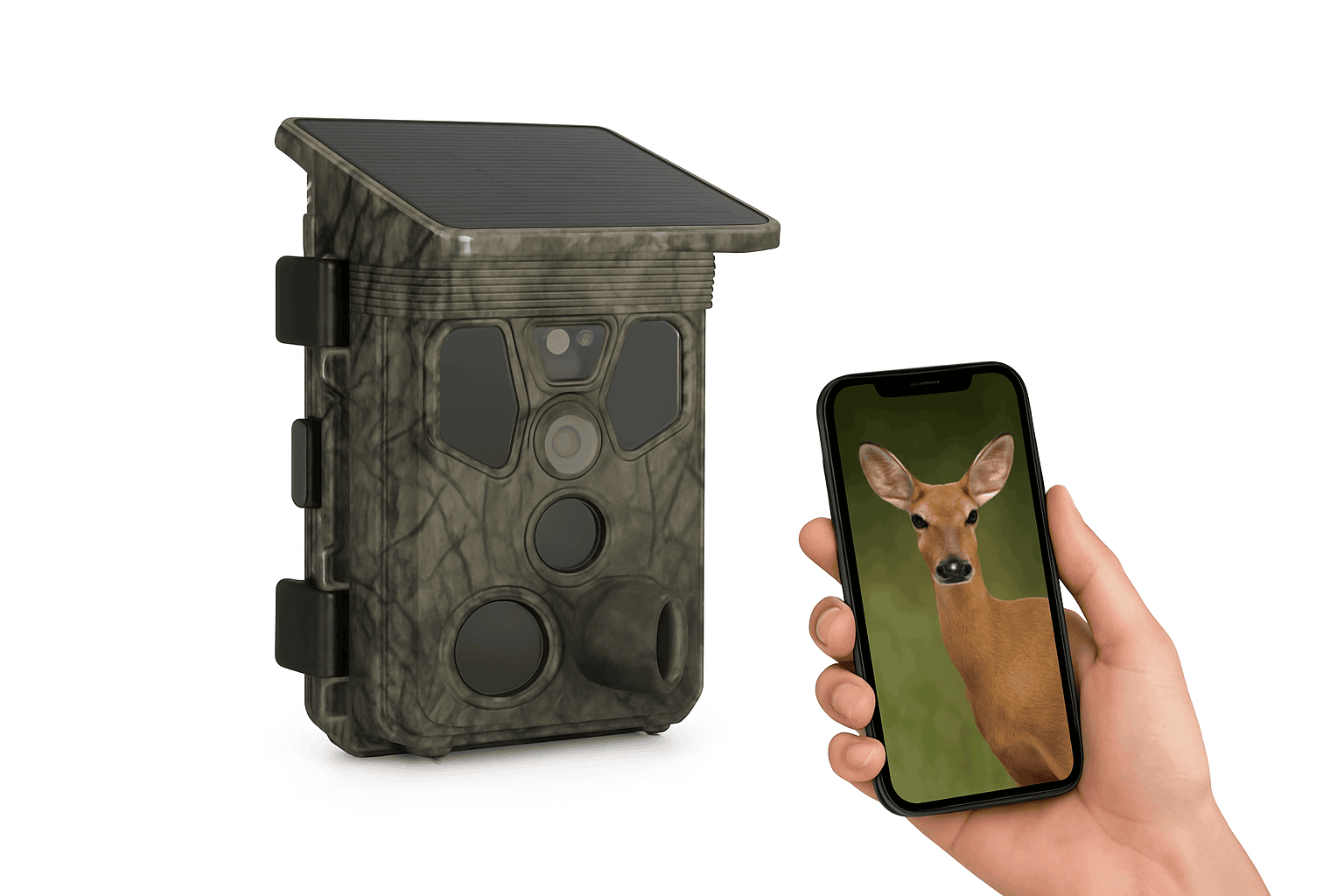 4K 50MP WiFi Trail Camera with 940NM Night Vision-Default Title