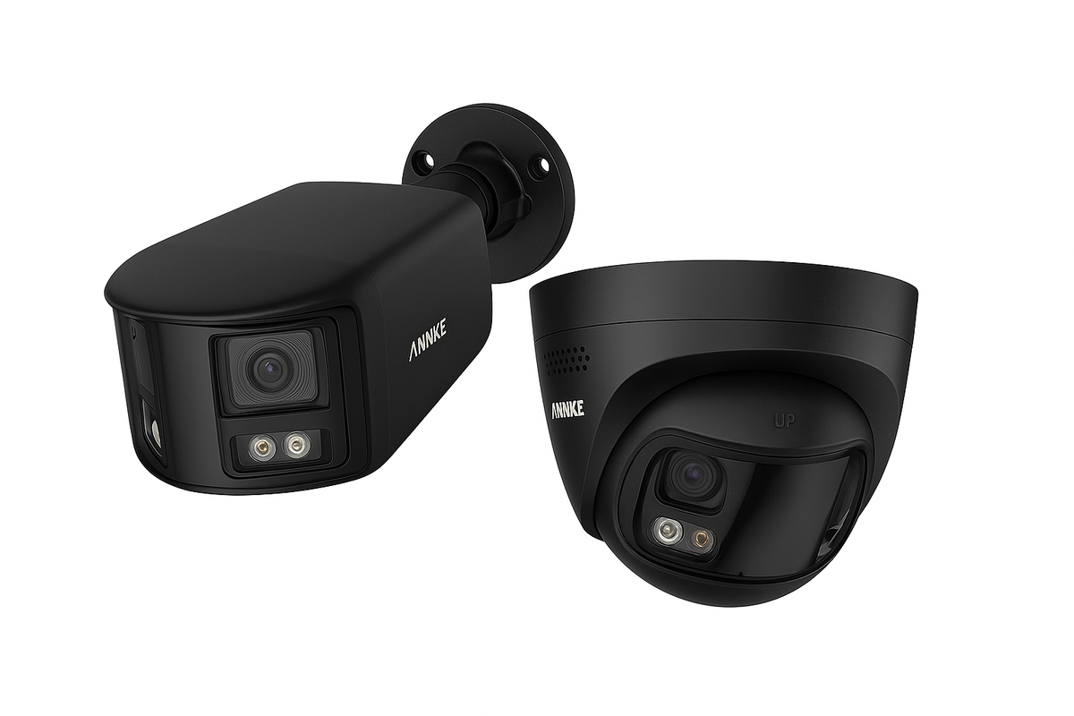 4K 8MP 180° Dual Lens Security Camera with Color Night Vision