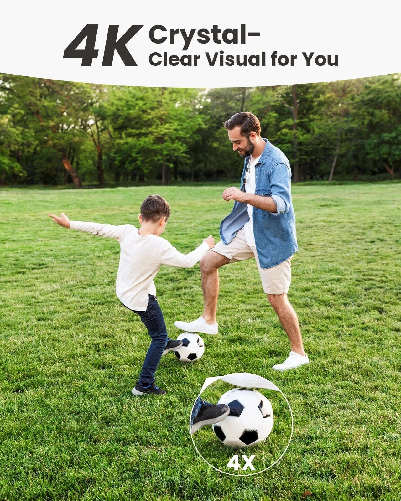 4K 8MP Dual Wi-Fi 360° Security Camera Kit with AI Tracking-United States