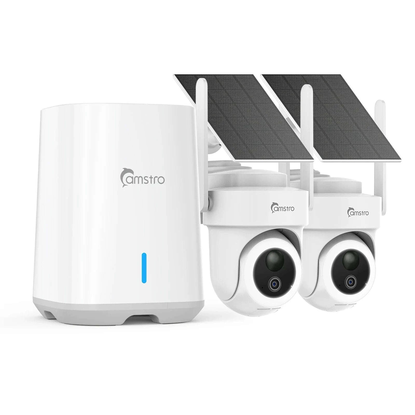 4K 8MP Dual Wi-Fi 360° Security Camera Kit with AI Tracking-United States