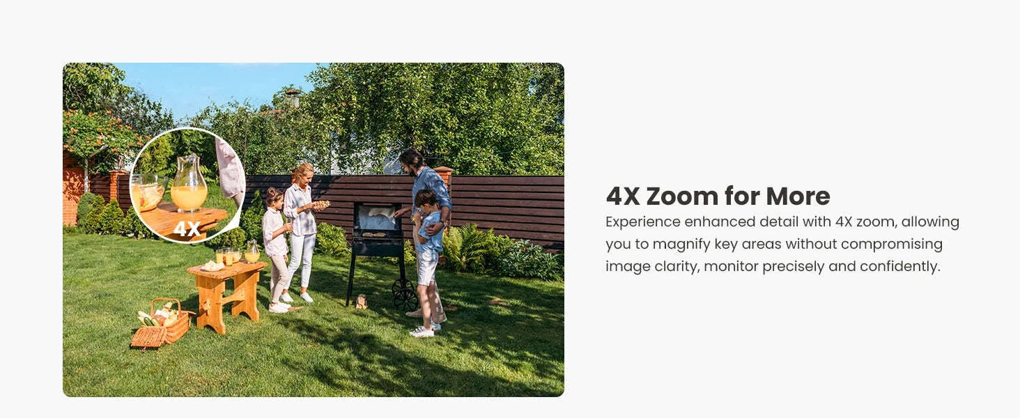 4K 8MP Dual Wi-Fi 360° Security Camera Kit with AI Tracking-United States