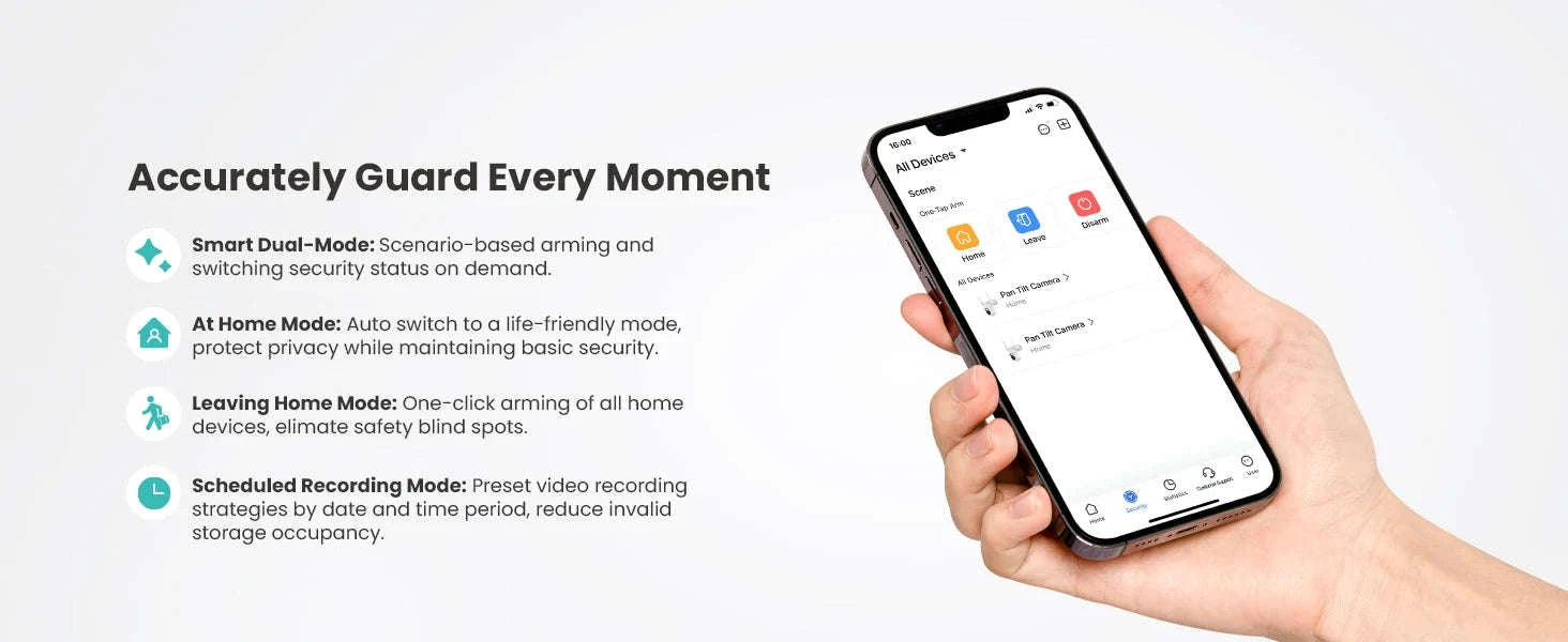 4K 8MP Dual Wi-Fi 360° Security Camera Kit with AI Tracking-United States