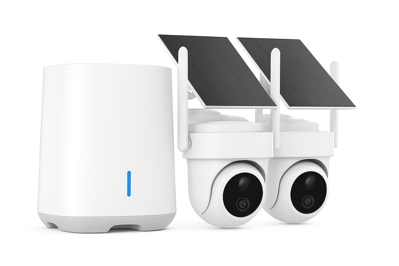 4K 8MP Dual Wi-Fi 360° Security Camera Kit with AI Tracking-United States