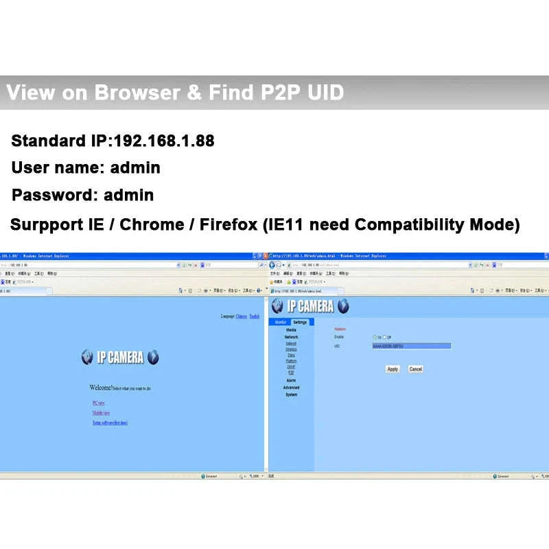 4K 8MP IP Camera Module with Motorized Zoom and IMX415 Sensor-32G SD CARD / AU Plug