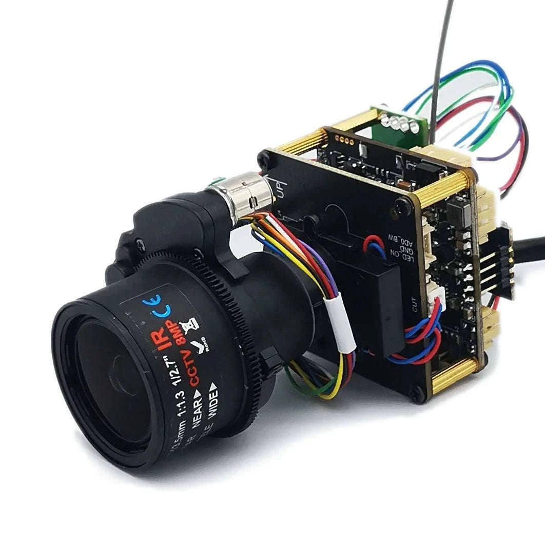 4K 8MP IP Camera Module with Motorized Zoom and IMX415 Sensor-32G SD CARD / AU Plug
