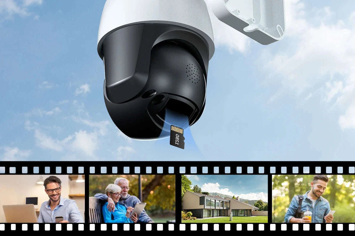 4K 8MP Outdoor Security Camera with Smart Tracking-Cam Add 128GB / Germany